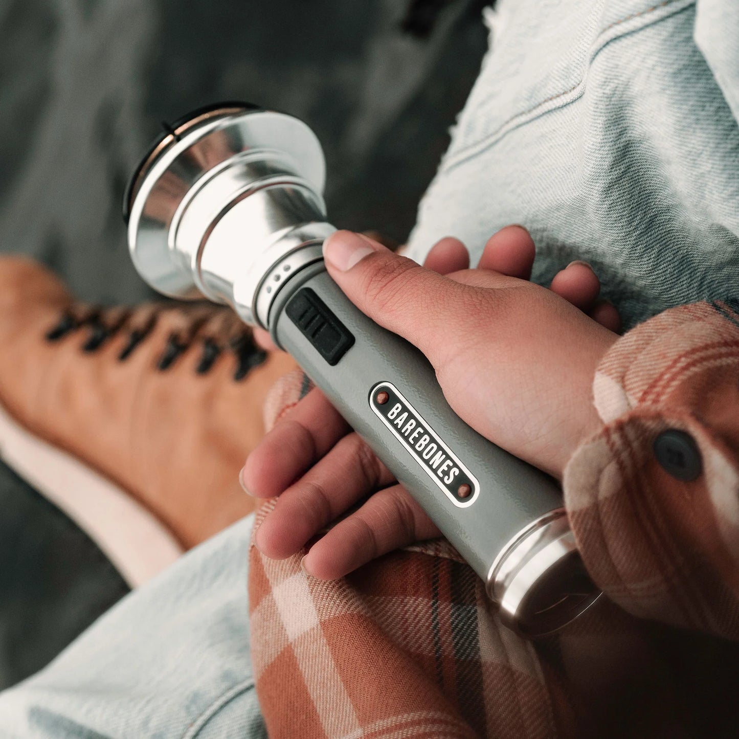 Barebones Vintage Convenient everyday LED Flashlight