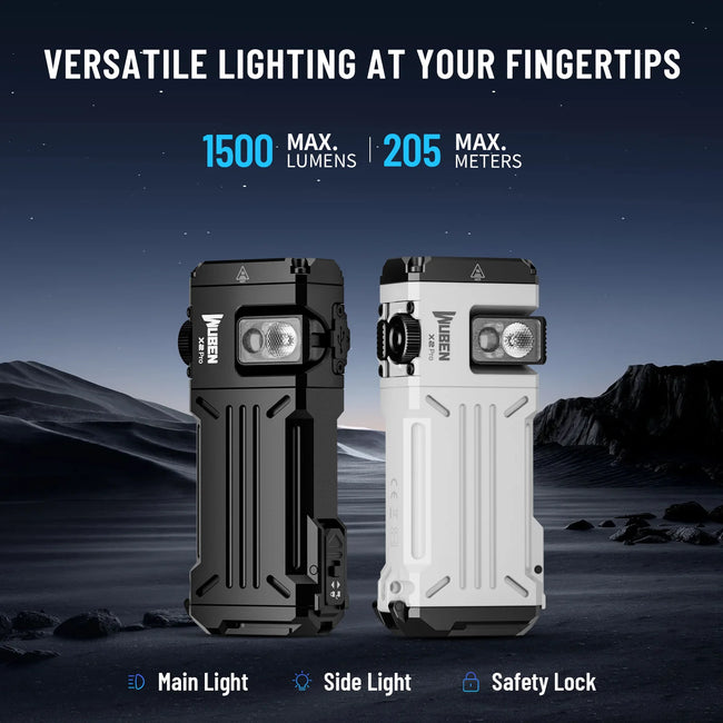 Wuben X2Pro Rechargeable EDC Flashlight