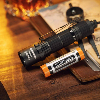 7 led solar power flashlight ni-mh rechargeable Weltool M7 HCRI "Eyes of Heaven General" LED Flashlight – flashlightgo