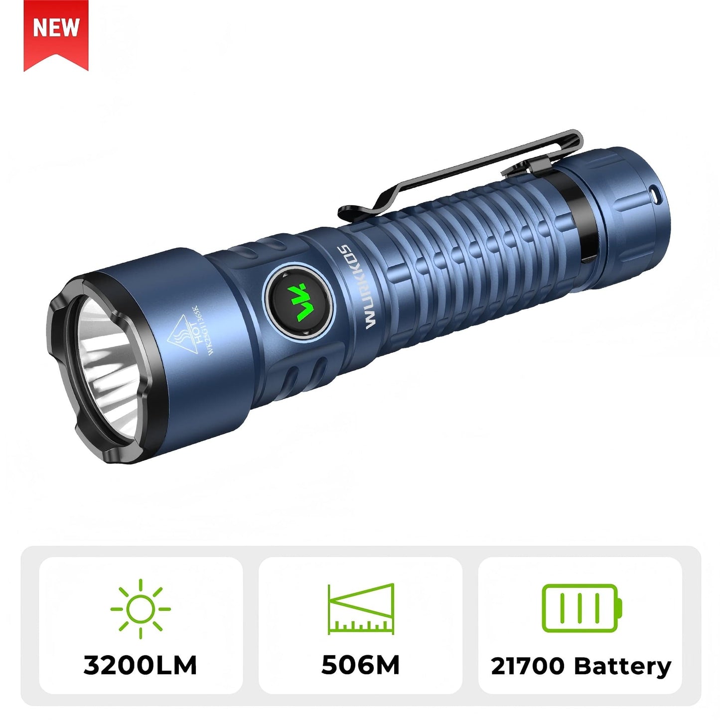 Wurkkos TS28 High-Performance Flashlight