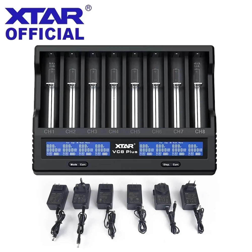 XTAR VC8 Plus 18650 Battery Charger