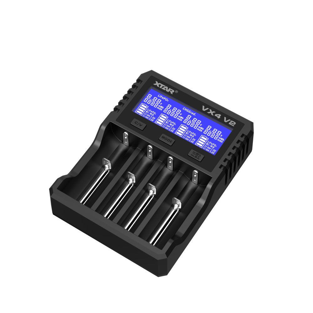 XTAR VX4 V2 Visible Mixer Ni-MH Batteries Charger