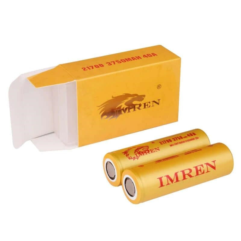 IMREN 21700 3750mAh 40A Rechargeable Lithium Battery