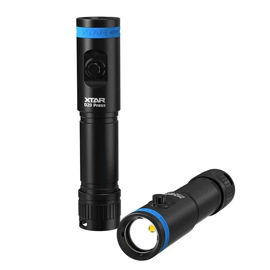 Xtar D20 press 1200 Lumens Diving Flashlight