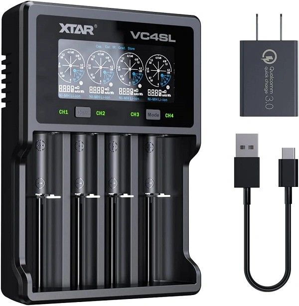 Xtar VC4SL battery charger , QC3.0 support