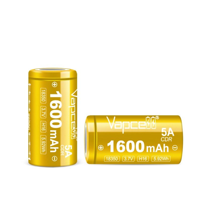 Vapcell 18350 H16 1600mah 5A – flashlightgo