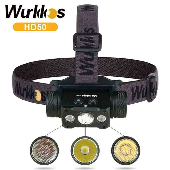 Wurkkos HD50 Dual Source 4000 Lumens Headlamp