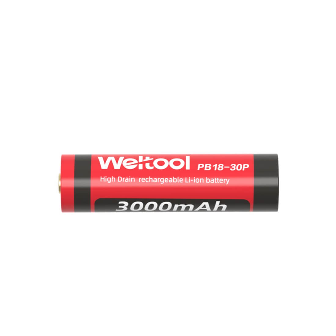 Weltool PB18-30P High Drain 15A 3000mAh Rechargeable 18650 Li-ion Battery