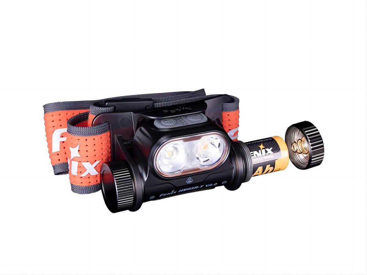 Fenix HM65R-T V2.0 Lightweigh Magnesium Trail Running Headlamp
