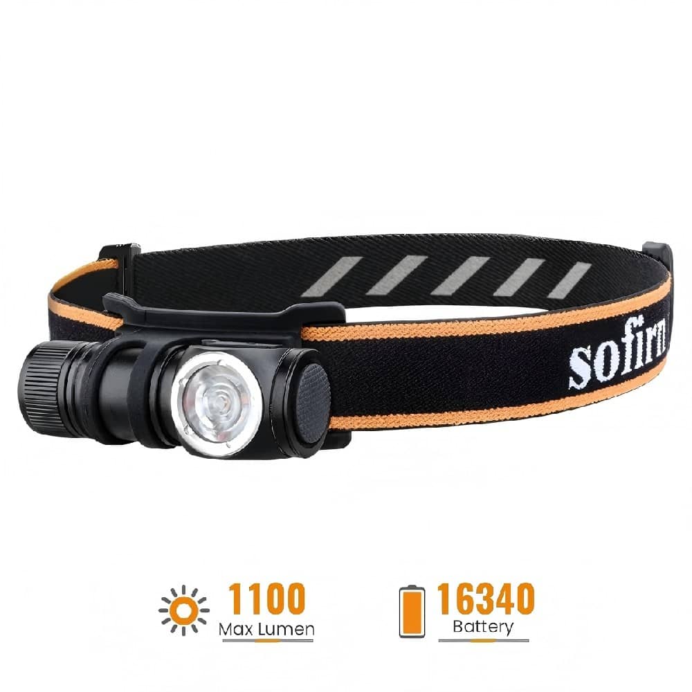 Sofirn HS10 USB C Rechargeable Mini 16340 Headlamp