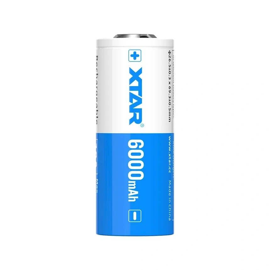 Xtar 10A 6000mAh High Capacity 26650 Battery – flashlightgo