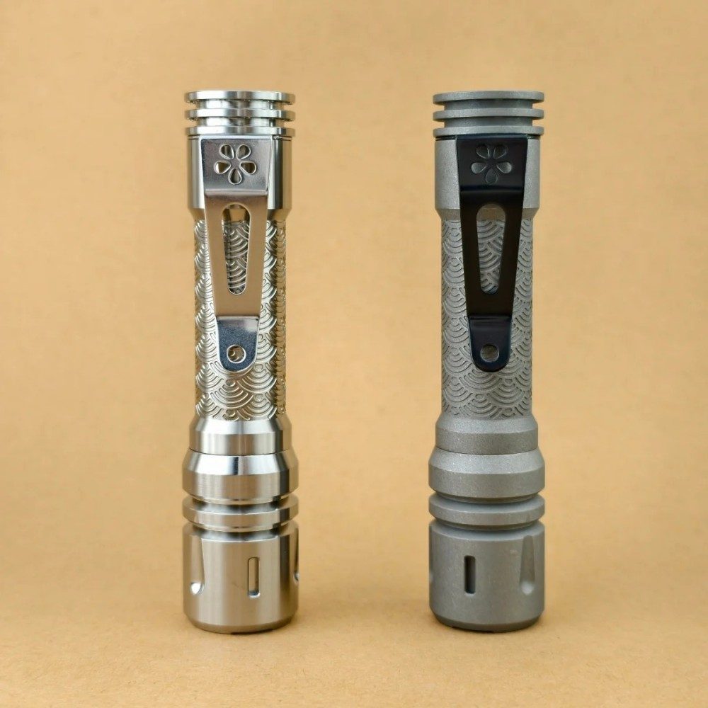 Reylight LAN- Ti  Seigaiha 14500 EDC Flashlight