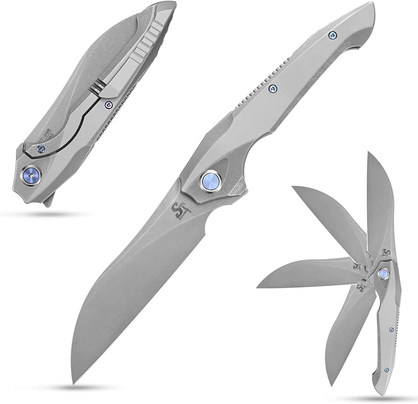 Sitivien ST998 Folding Knife M390 Steel Blade EDC Outdoor Knifes
