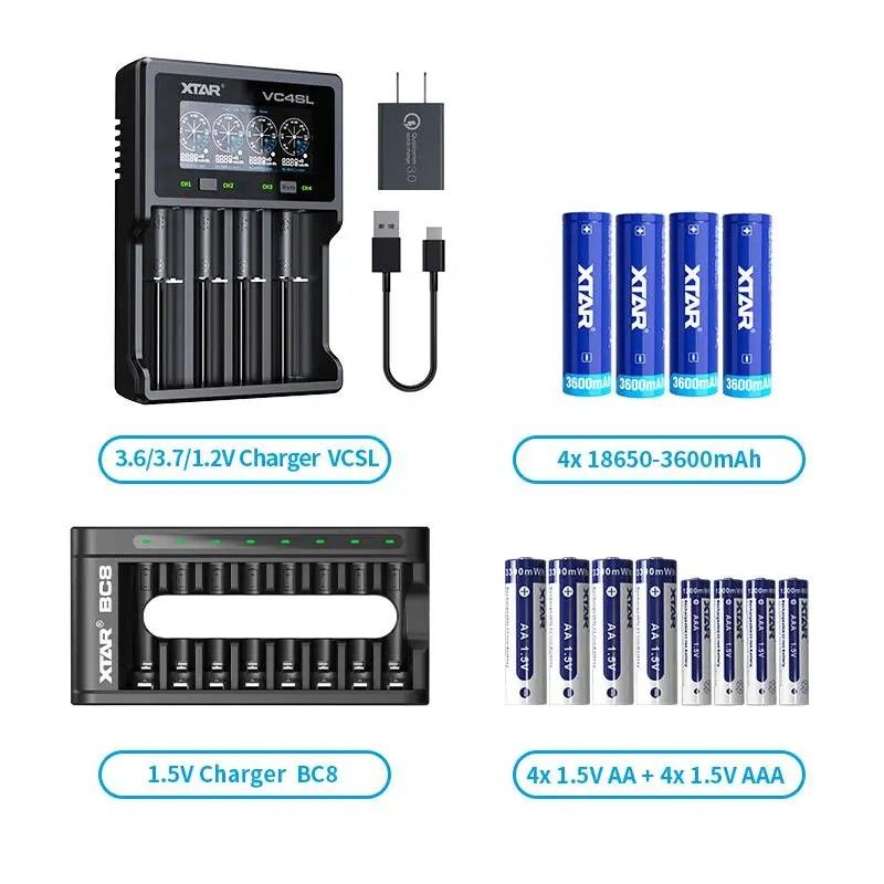 Xtar VC4SL battery charger , QC3.0 support