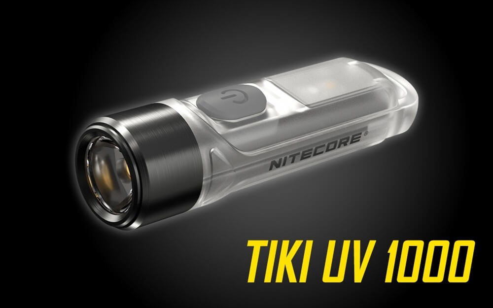 Nitecore TIKI UV 1000mv Rechargeable UV Keychain Flashlight
