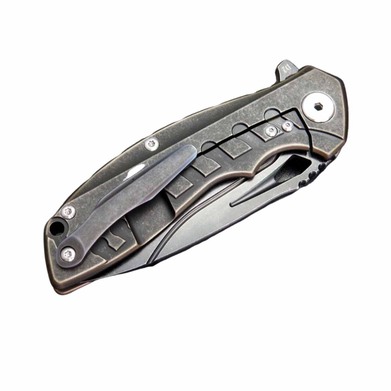 Eafengrow EF949 Folding Knife D2 Blade Titanium EDC Tactical Knife