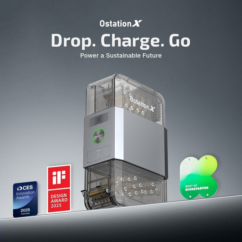 Ostation X 3-in-1 Automatic Rechargeable AA Battery Charger