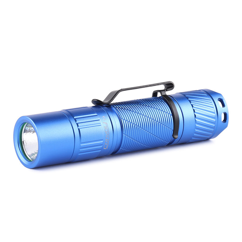 Convoy T3 blue flashlight product view 2
