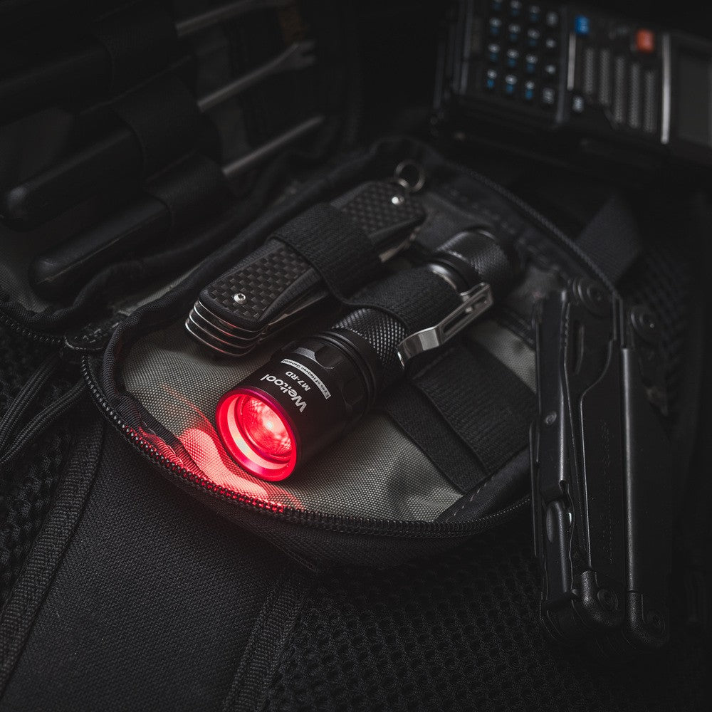 Weltool M7-RD V2.0 Dark Adaptation Even-beam Flashlight