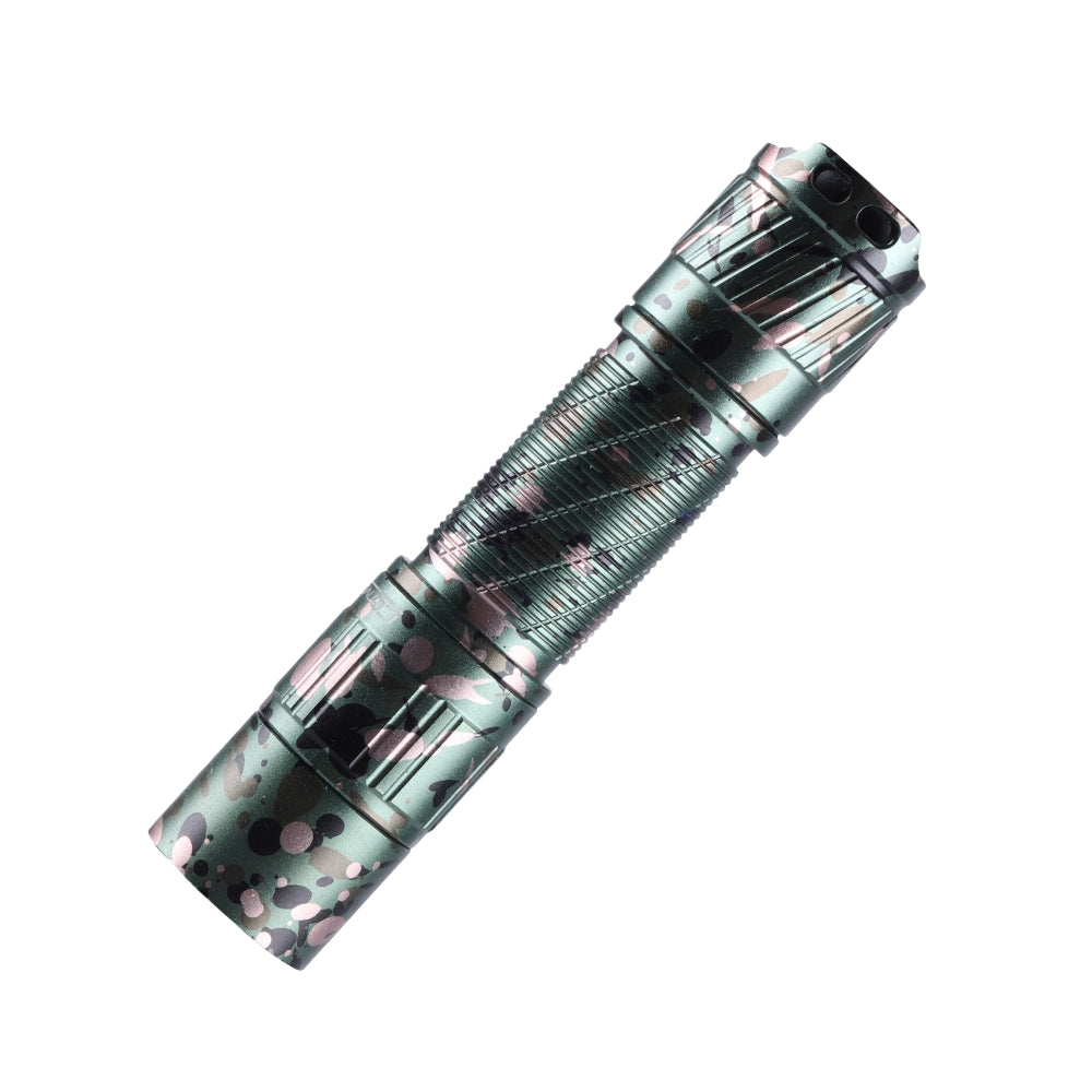 Convoy T3 Camouflage Green AA and 14500 EDC flashlight