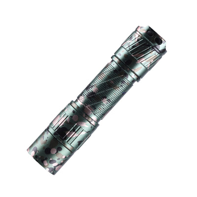 Convoy T3 Camouflage Green AA and 14500 EDC flashlight