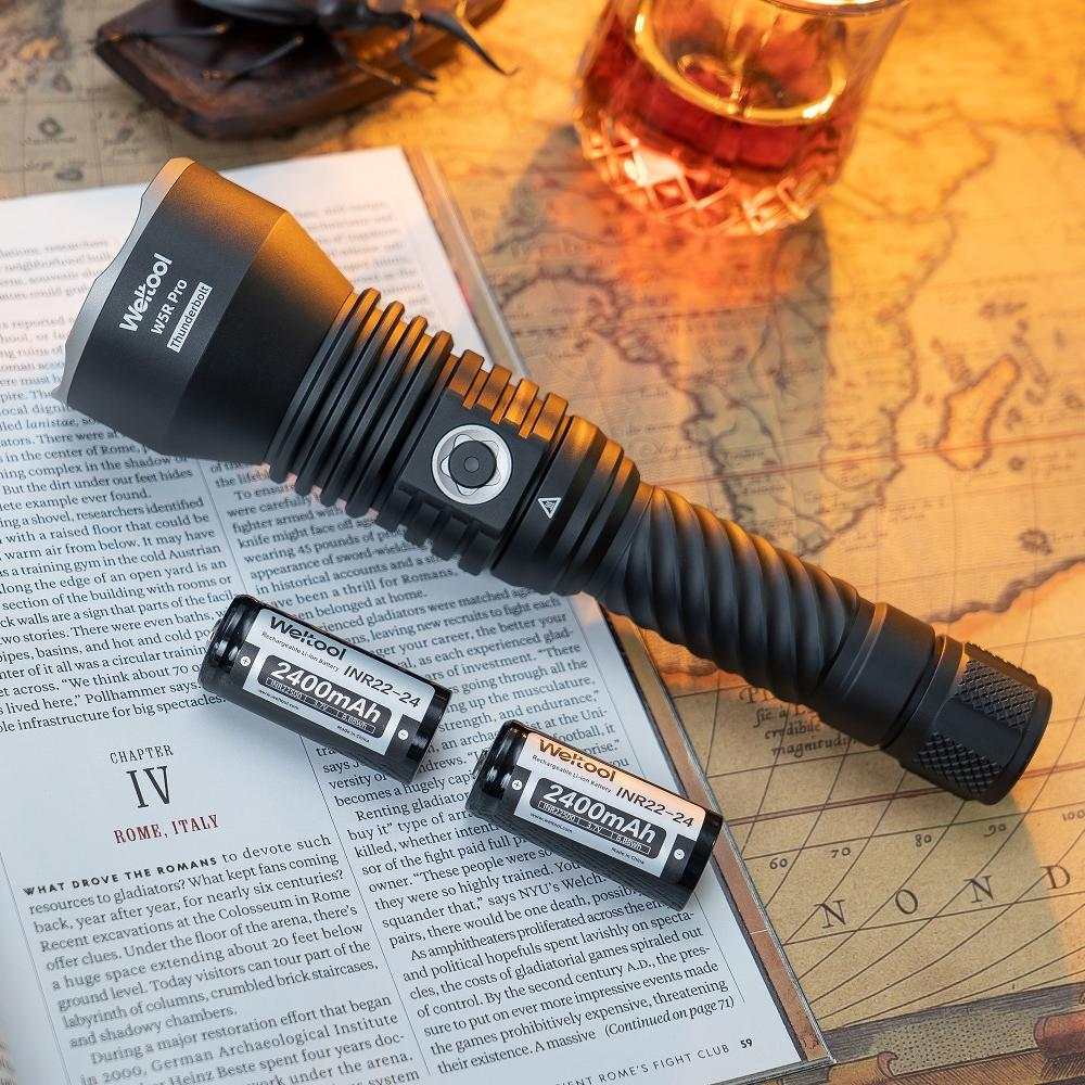 Weltool W5R Pro Thunderbolt LEP Rechargeable Flashlight – flashlightgo