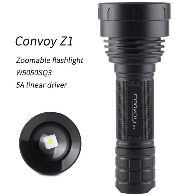 Convoy Z1 W5050SQ3 21700 zoomable flashlight