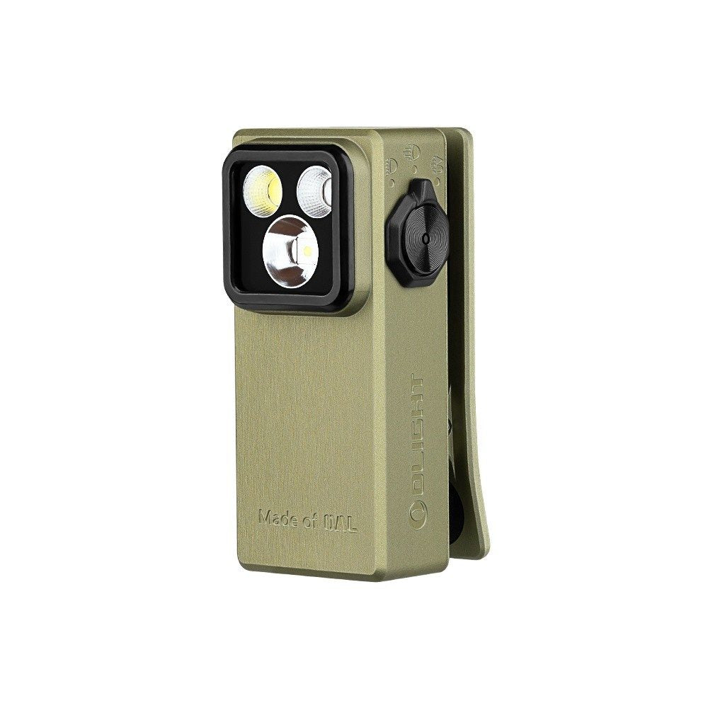 Olight Oclip Ultra Clip-On EDC Light with Flood, Spot, and UV Modes
