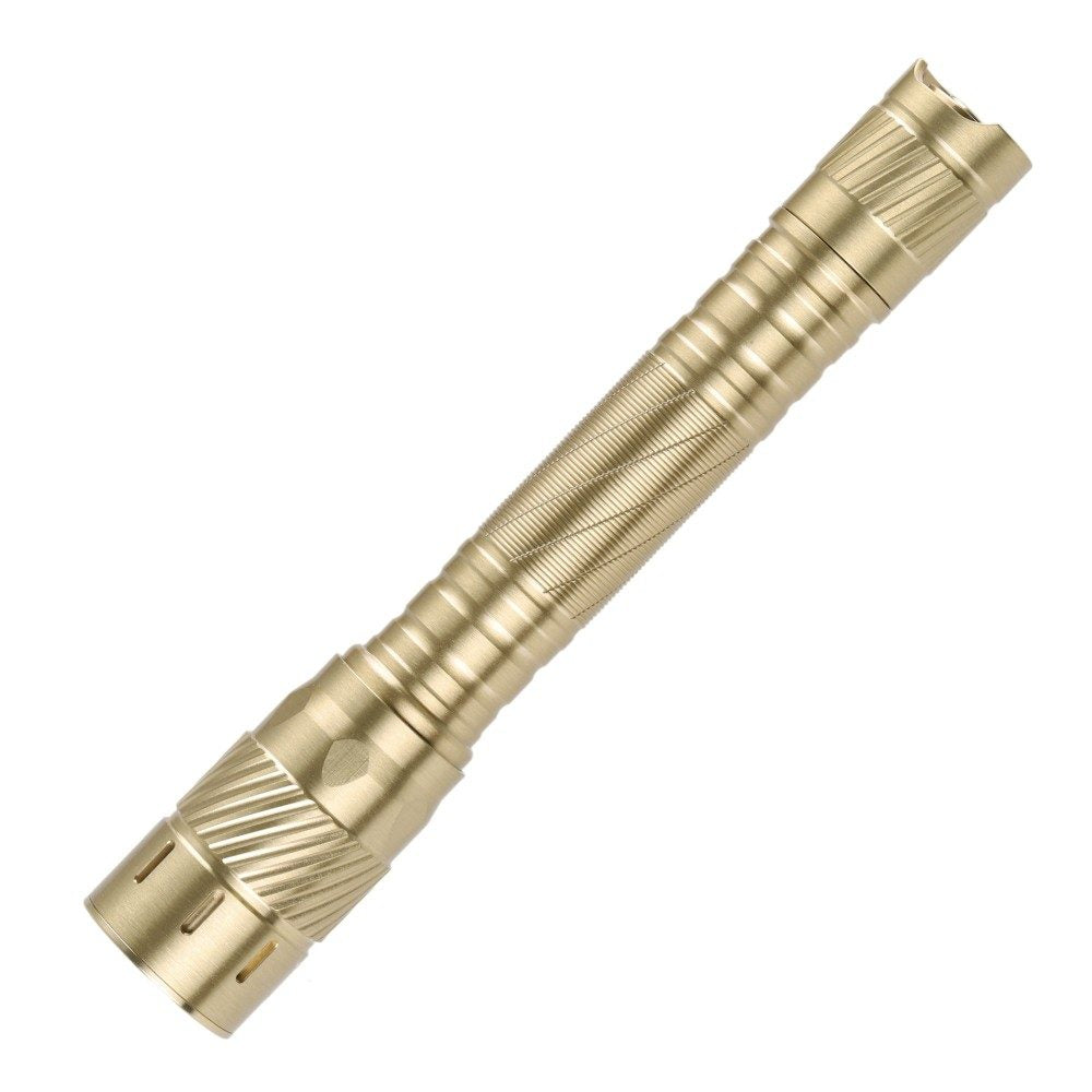 Convoy T4 brass AA 14500 flashlight
