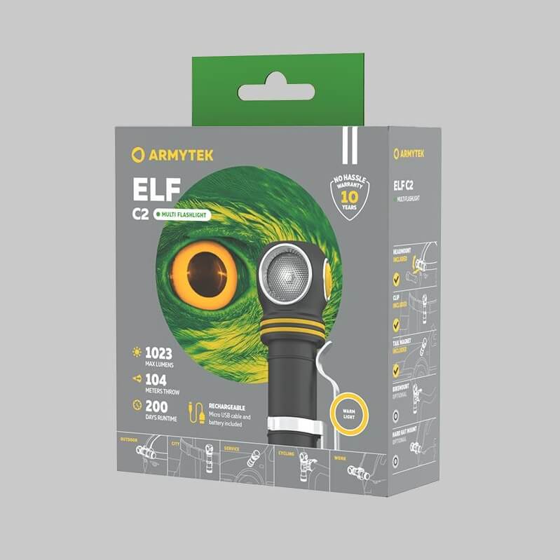 Armytek Elf C2 4 In 1 Multi USB-C Flashlight