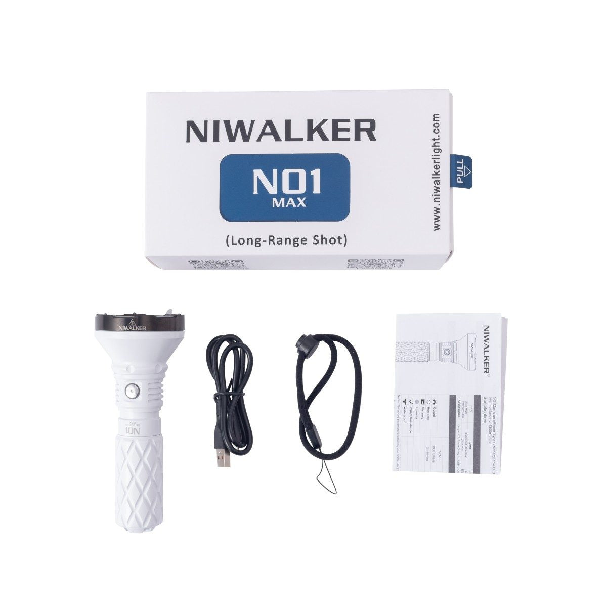 Niwalker N01 Max Long Beam Flashlight