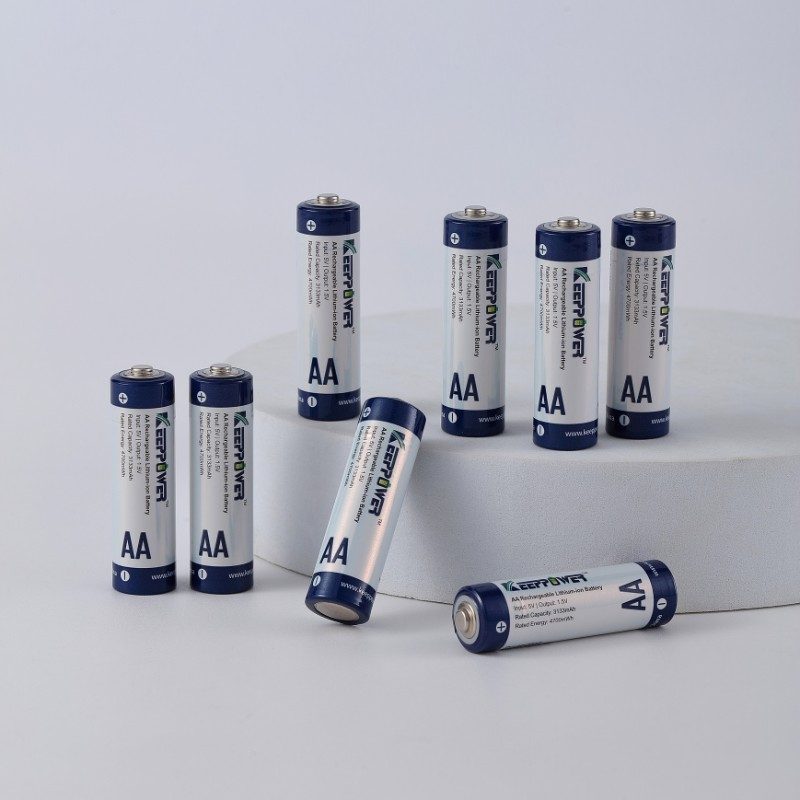 Keeppower P1450I3 AA 1.5V 4700mWh 3133mAh Rechargeable Li-ion Battery