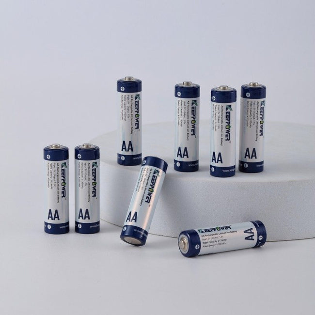 Keeppower P1450I3 AA 1.5V 4700mWh 3133mAh Rechargeable Li-ion Battery