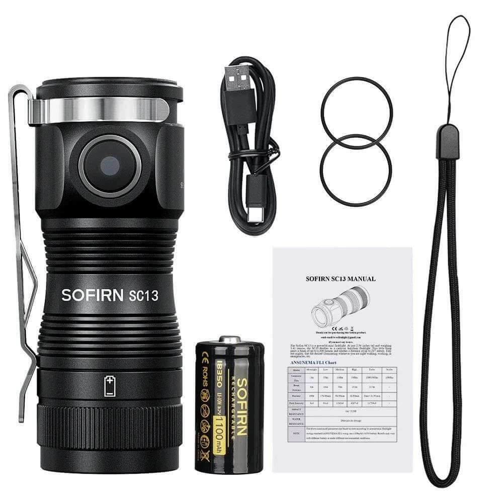 Sofirn SC13 Mini 1300lm EDC Flashlight