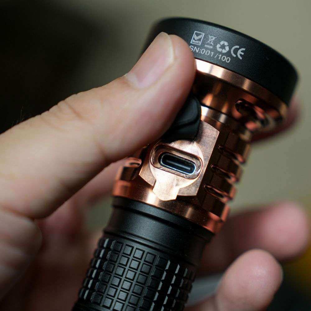 Manker MC13 II SBT90.2 Pocket EDC Flashlight - Copper & Aluminum