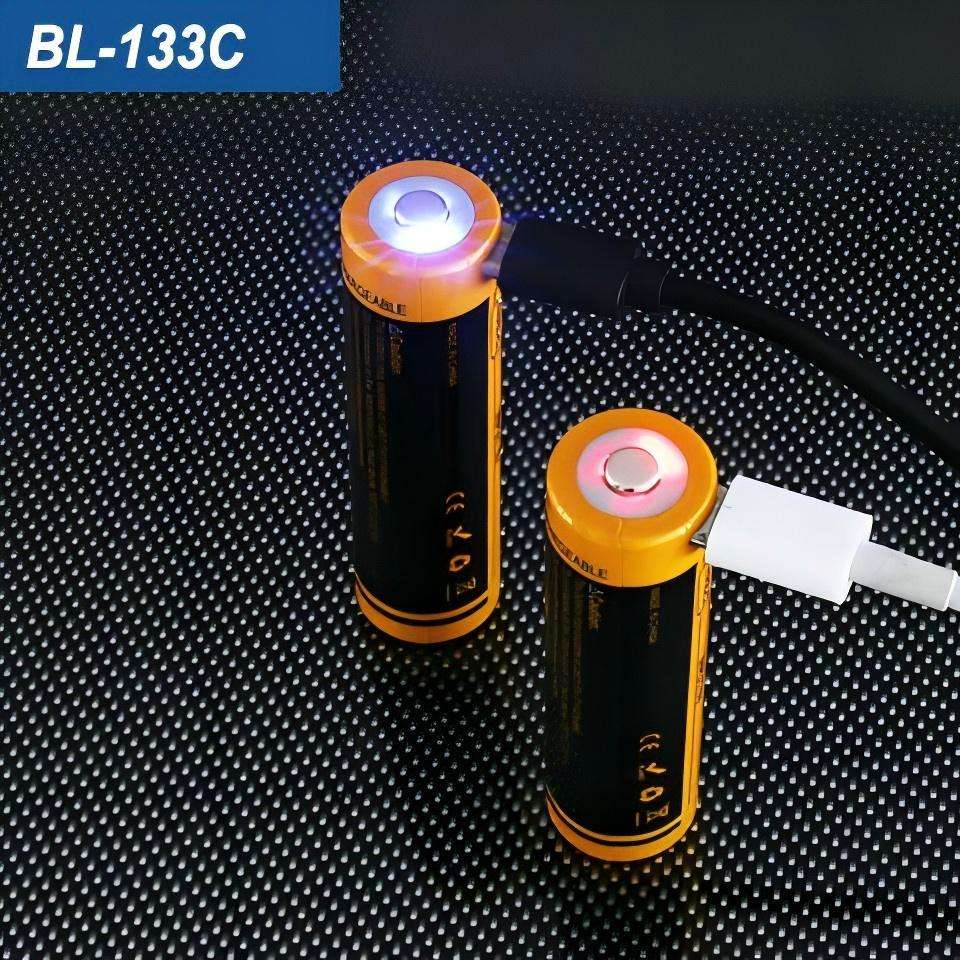 BL-133C 3300mAh 18650 Built-in USB-C Port Protected Battery