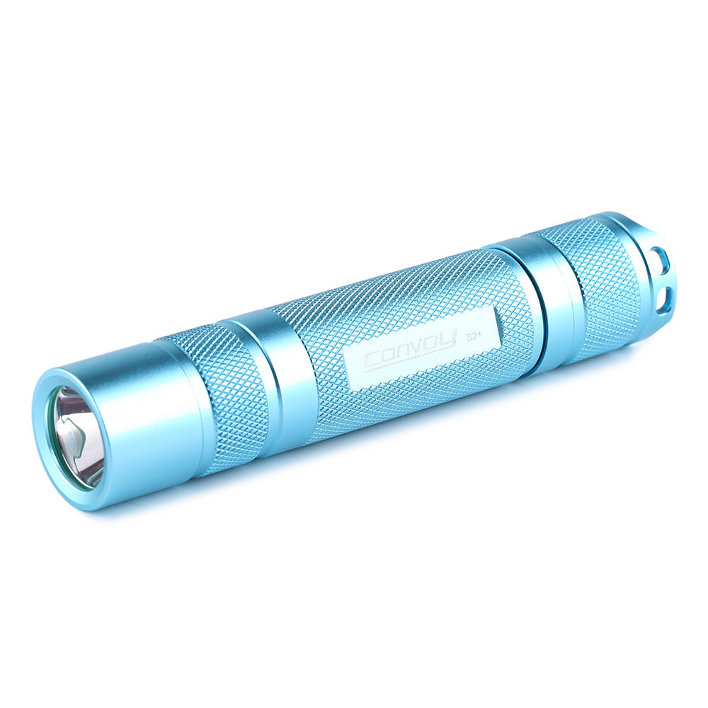 Convoy S2+ Cyan 18650 Flashlight – LED & Driver Options