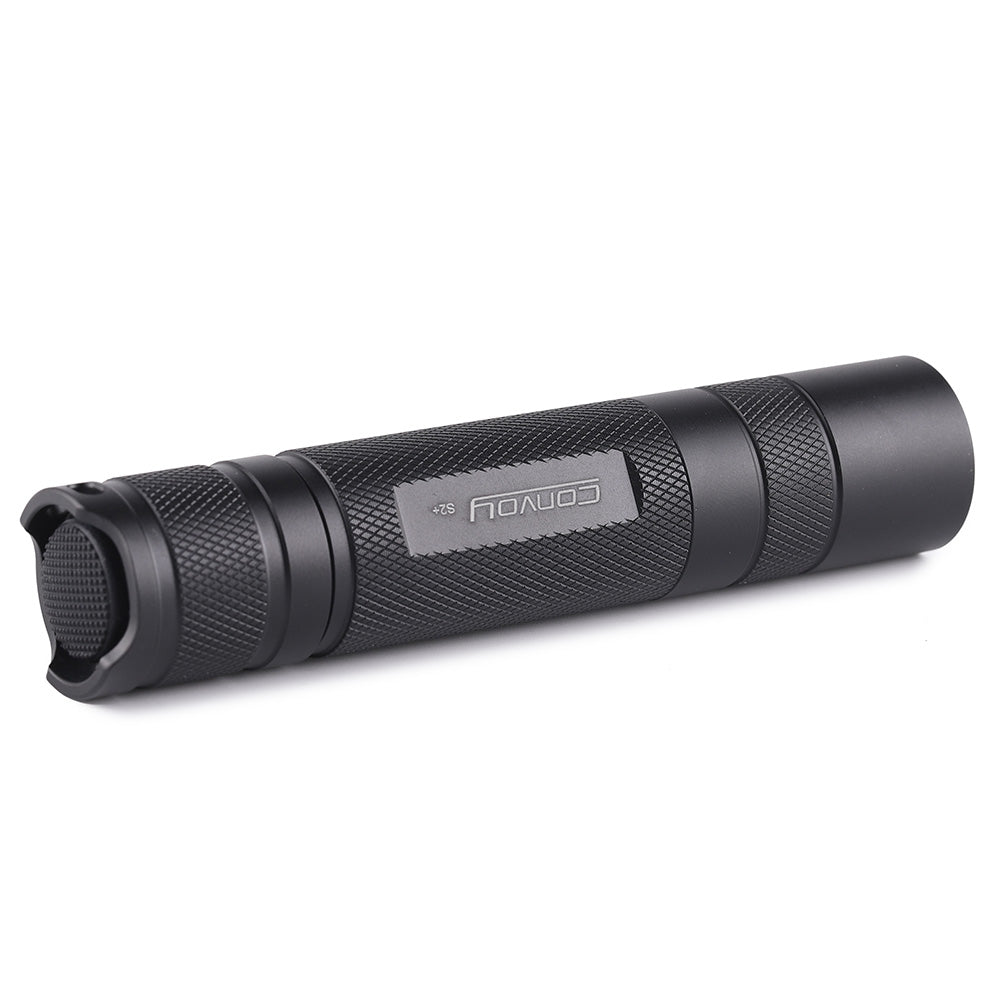 Convoy S2+ Black 18650 flashlight – official product photo 3