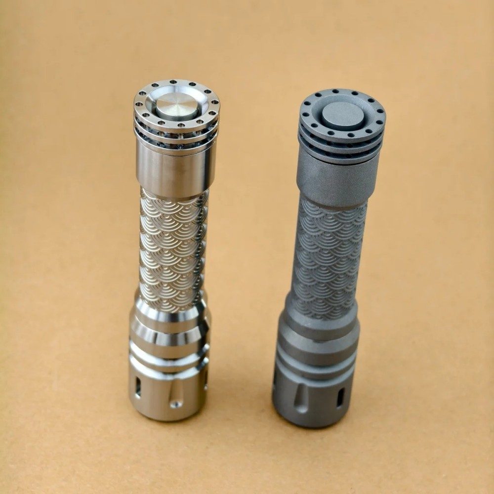 Reylight LAN- Ti  Seigaiha 14500 EDC Flashlight
