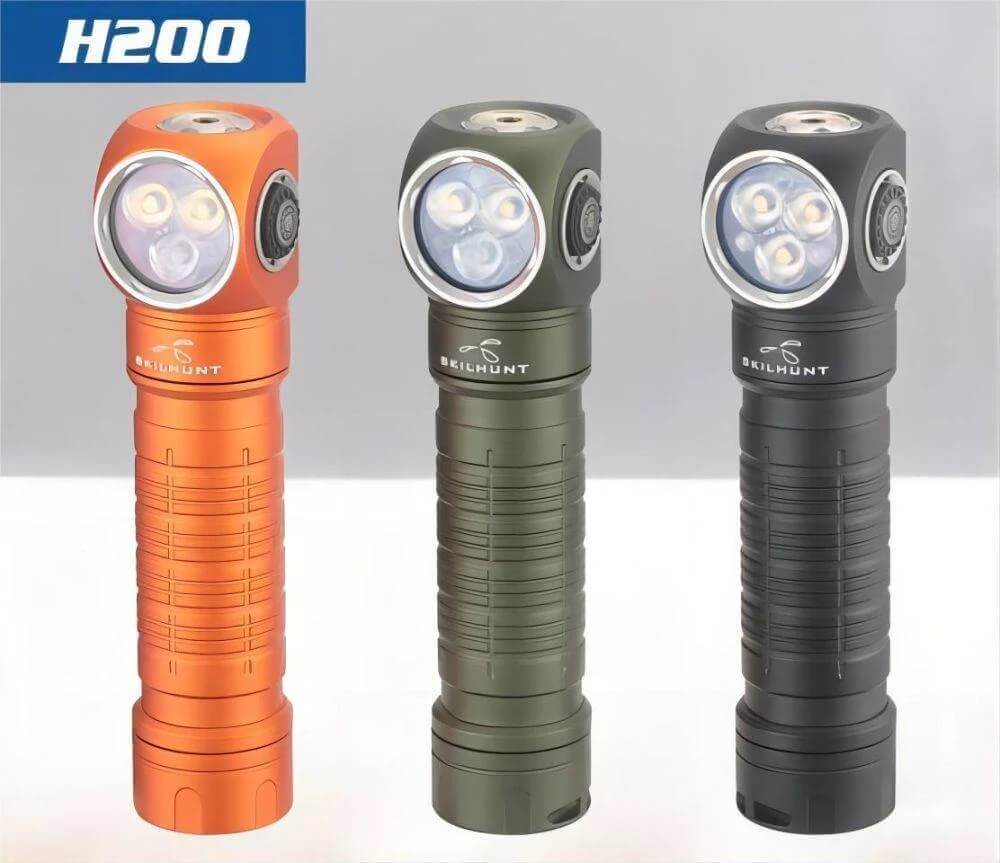 Skilhunt H200 18650 USB magnetic charging LED Headlamp