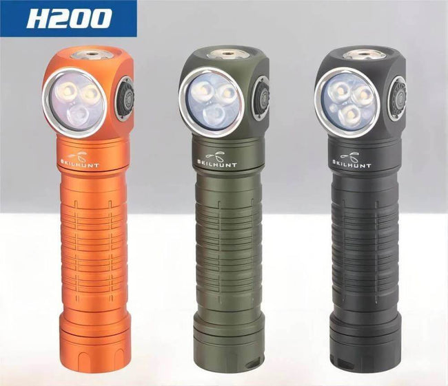Skilhunt H200 18650 USB magnetic charging LED Headlamp