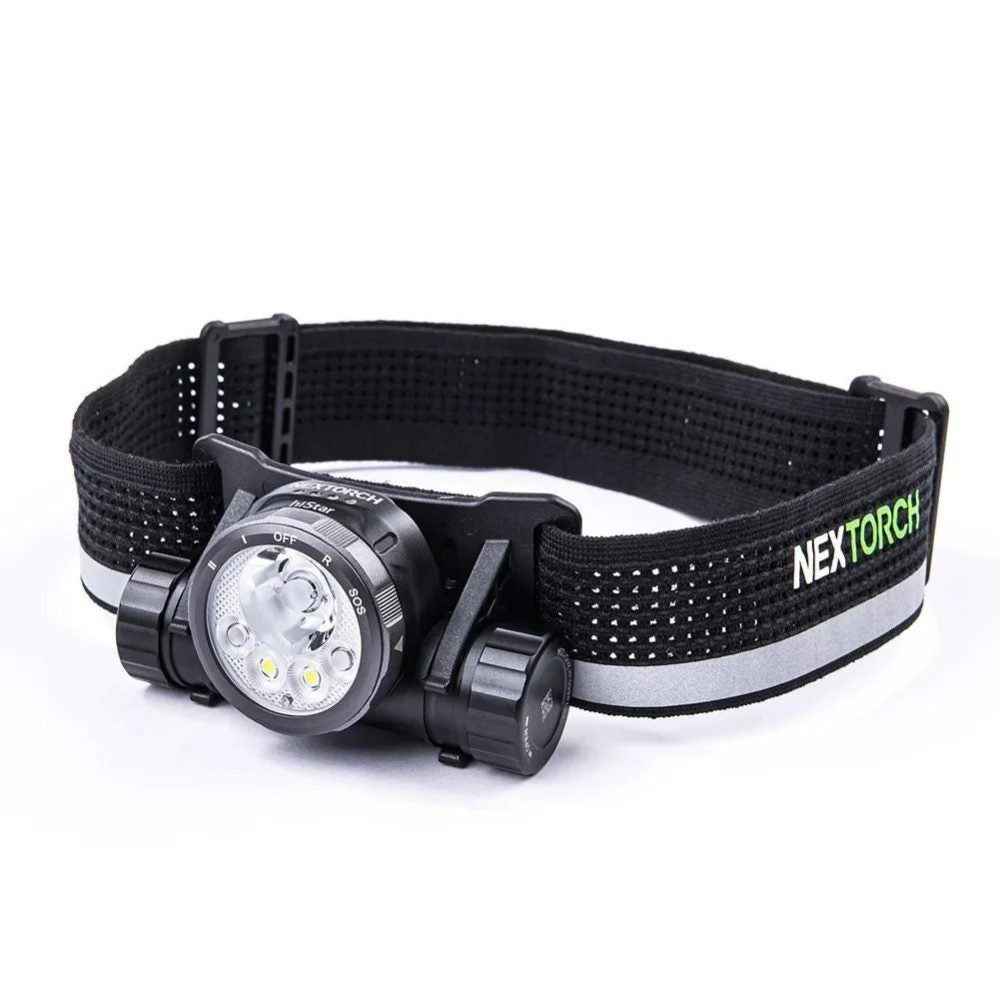 Nextorch hiStar Headlamp 2300 Lumens Rechargeable White Light and Red Light