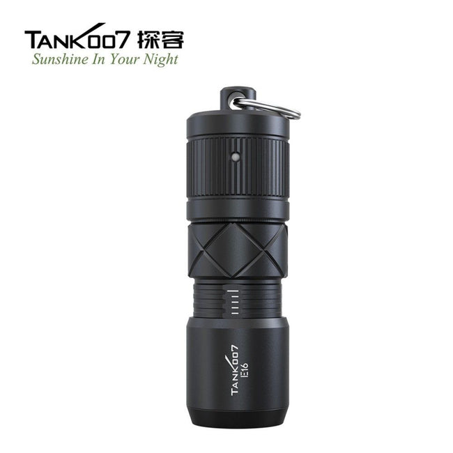 Tank007 E16 MINI Zoomable Keychain Flashlight