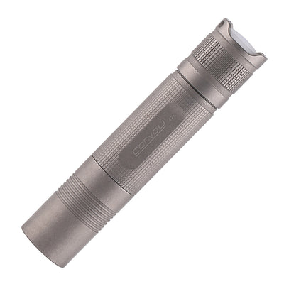 Convoy S2+ Stonewash Titanium Alloy 18650 flashlight