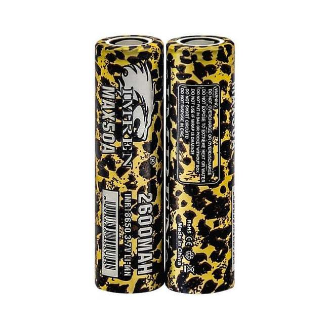 IMREN 18650 2600mAh 50A Leopard Rechargeable Lithium Battery