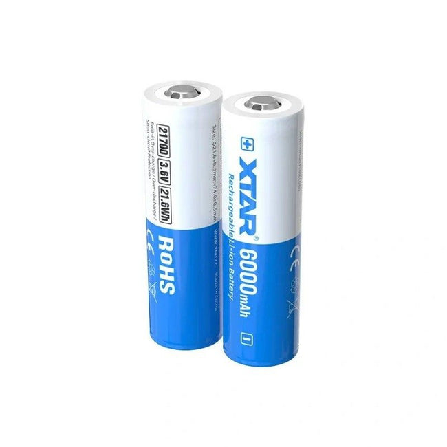 XTAR 21700 6000mAh 10A Lithium ion Battery