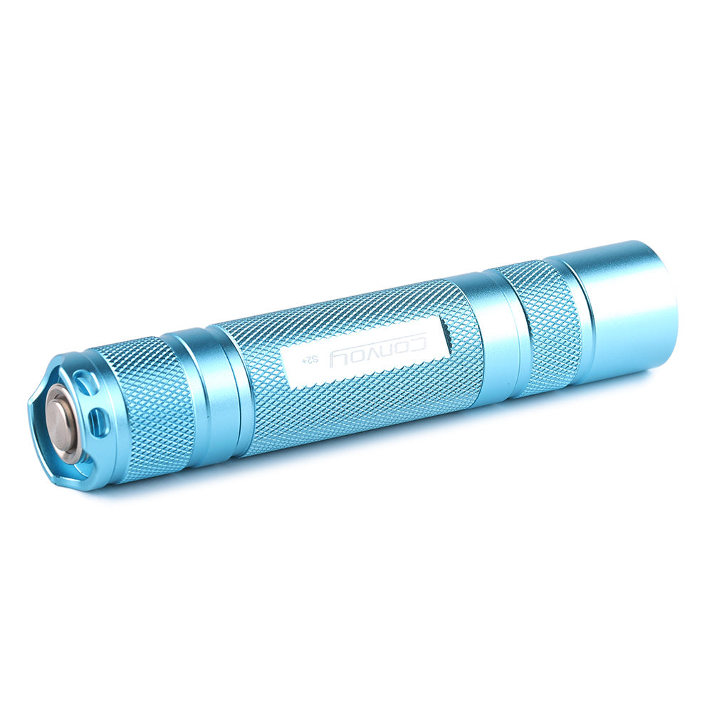 Convoy S2+ Cyan 18650 Flashlight – LED & Driver Options