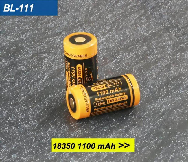 BL-111 1100mAh 18350 Protected Battery