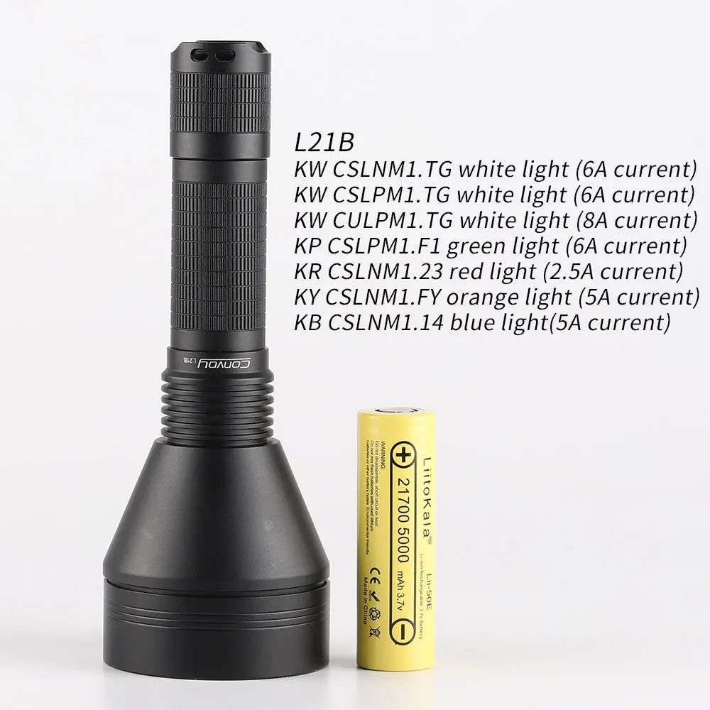 Convoy L21B Multi-option Flashlight – Flashlightgo