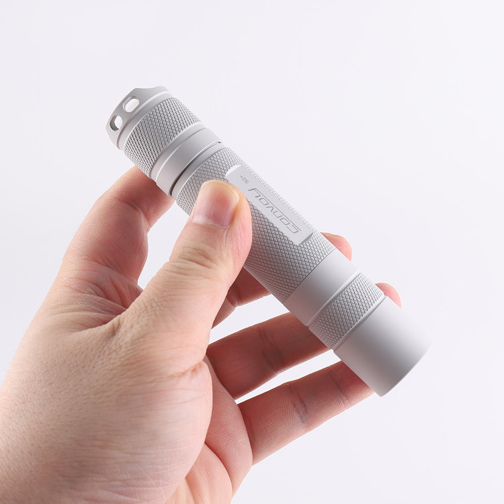 Convoy S2+ MAO White 18650 Flashlight – LED & Driver Options